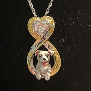BGE Cane Corso Dog Heart Pendant